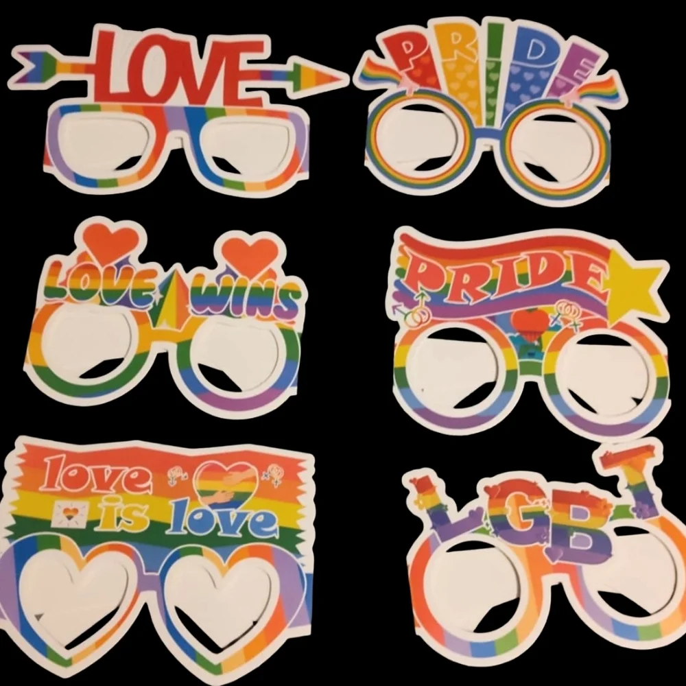 Rainbow Pride Party Supplies Set With Bingo Game Decorations Favors NWOT - Picture 3 of 7